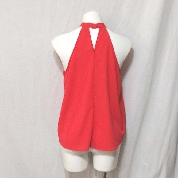 Paper Crane Anthropologie High Neck Halter Keyhole Back Tank Top Large - Picture 4 of 7